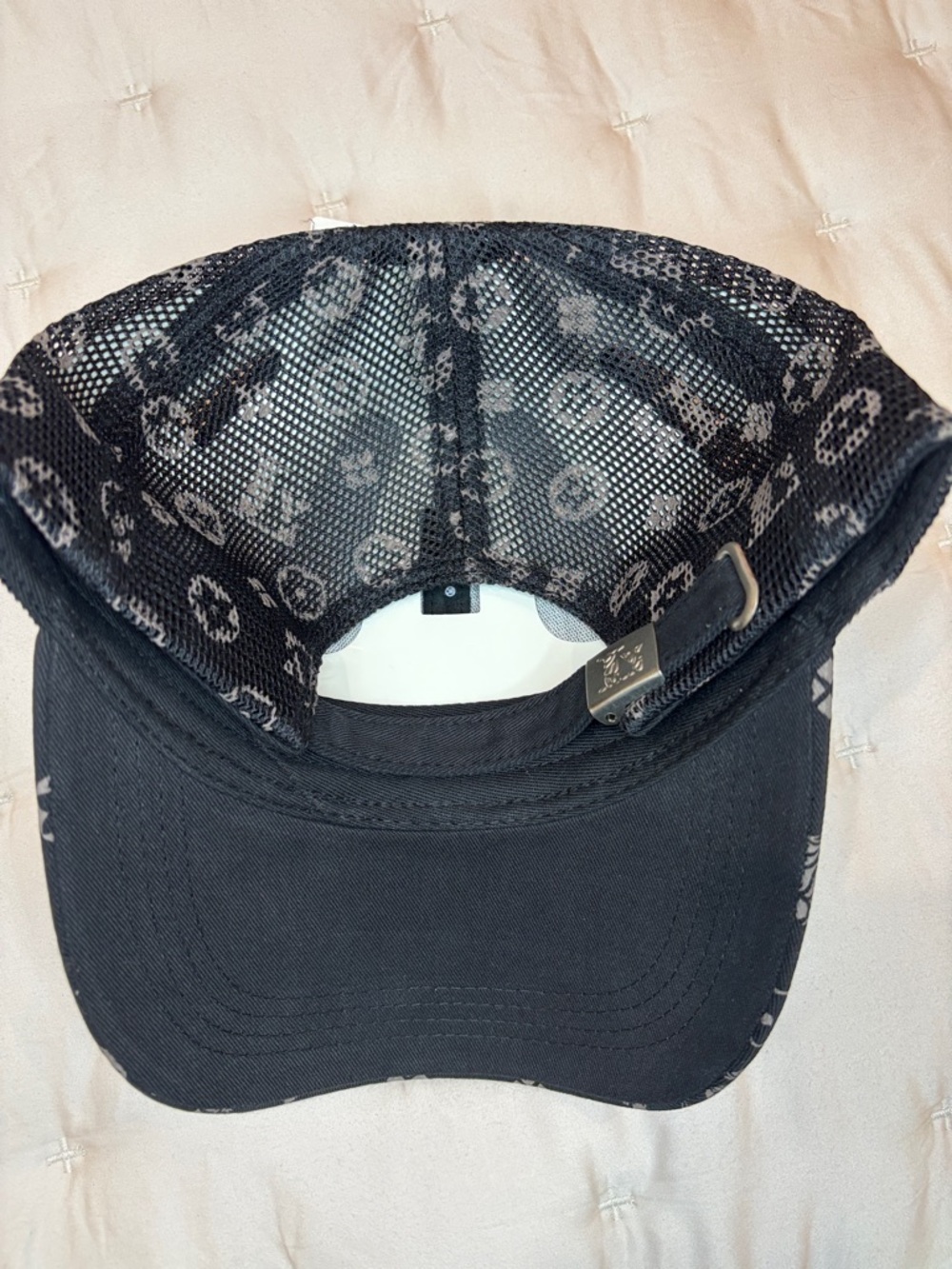 Monogram Pattern Baseball Cap - Picture 2 of 5